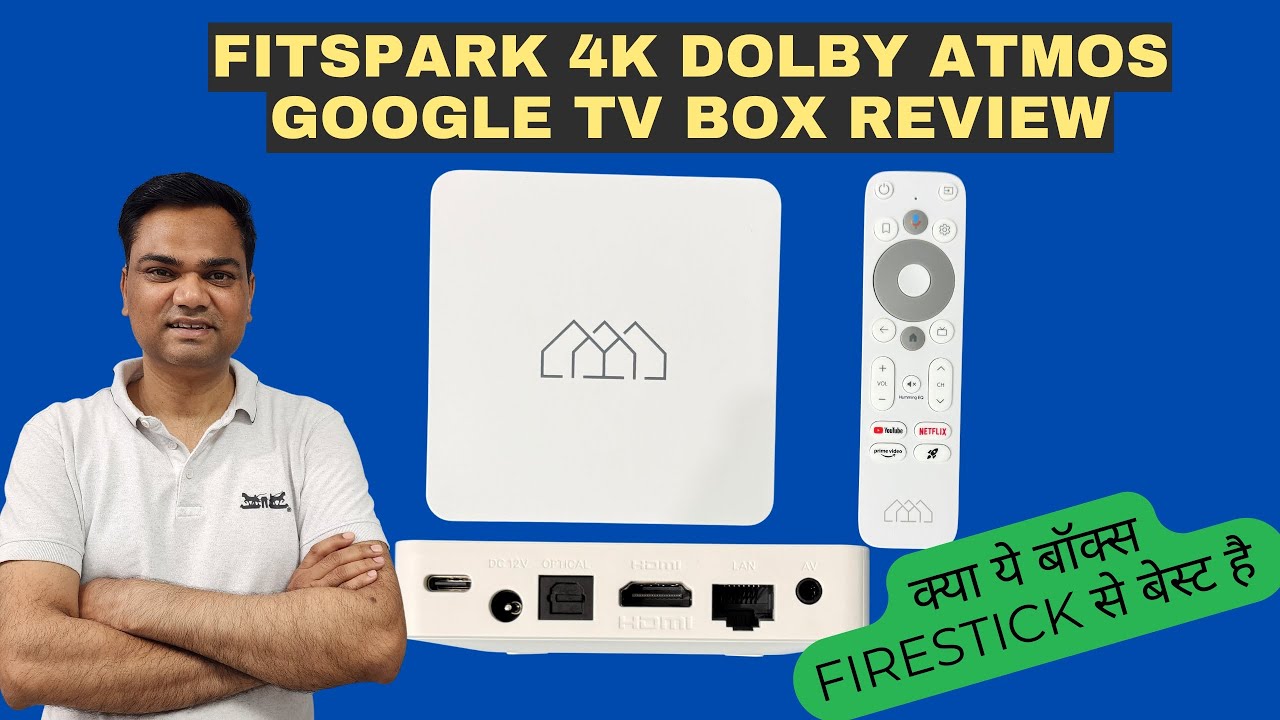 Fitspark 4k Dolby Atmos Google TV Box Review | Is this better from Amazon Fire TV Stick 4K