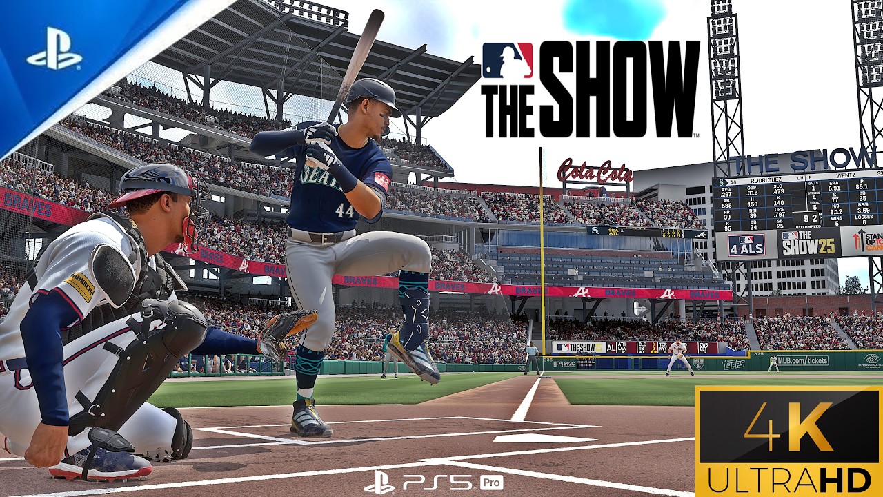 MLB The Show 25! - Gameplay Seattle Mariners Vs Atlanta Braves (4K) PS5