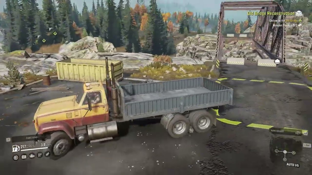 My first mission on snowrunner 