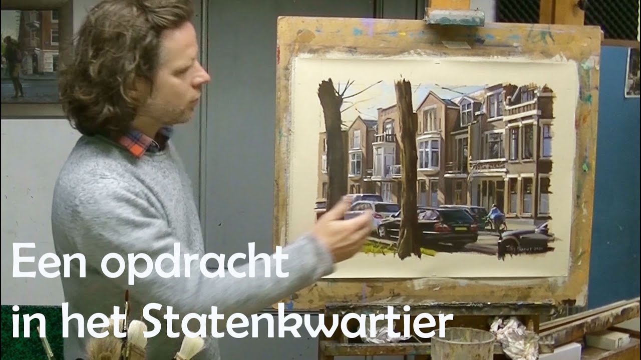 Meekijken met kunstenaar Titus Meeuws. 6 Opdracht in het Statenkwartier