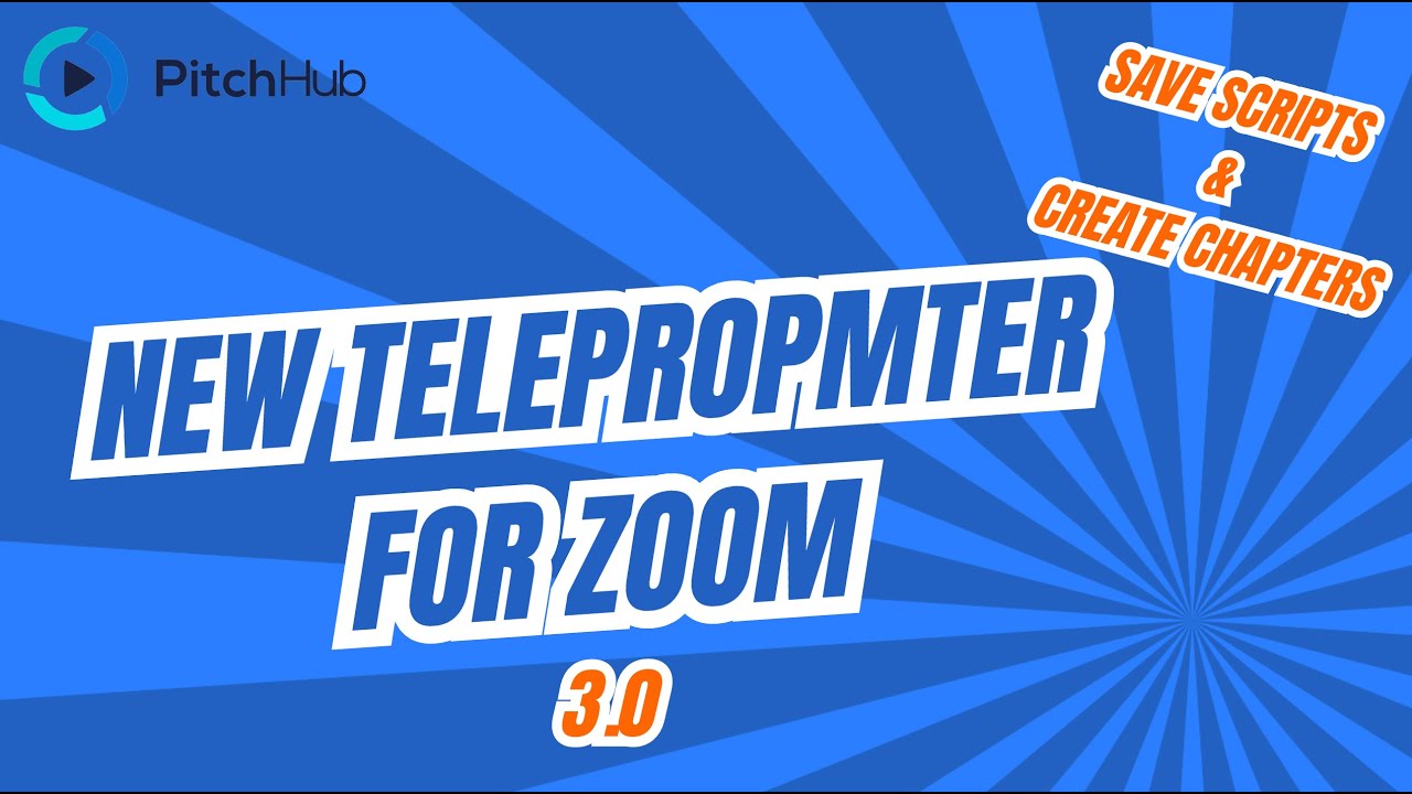 Teleprompter for Zoom - Just Got Way Easier