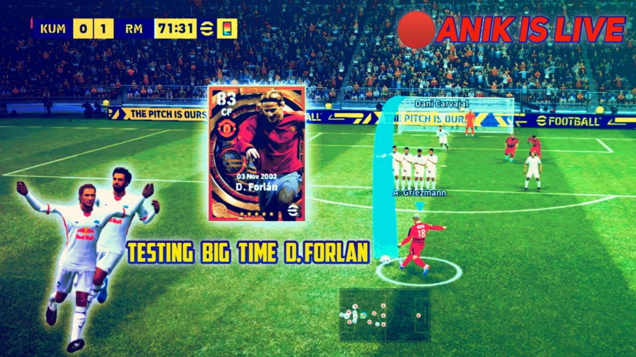 Testing Big Time D. Forlan | 🔴 Anik Is Live | eFootball 2023 Mobile