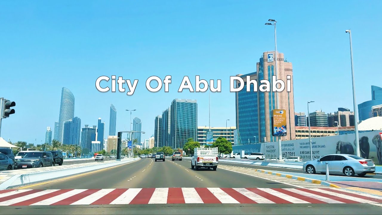 Afternoon 4K Drive in City of Abu Dhabi