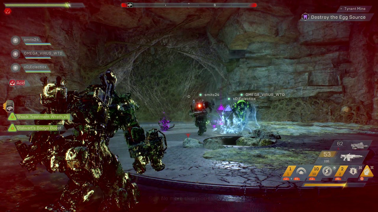 @anthemgame 1.06 Blue Drop GM1 Stronghold Boss.