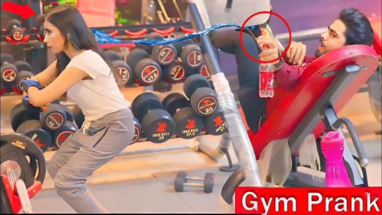 FUNNY GYM PRANK || BY AJ-AHSAN ||