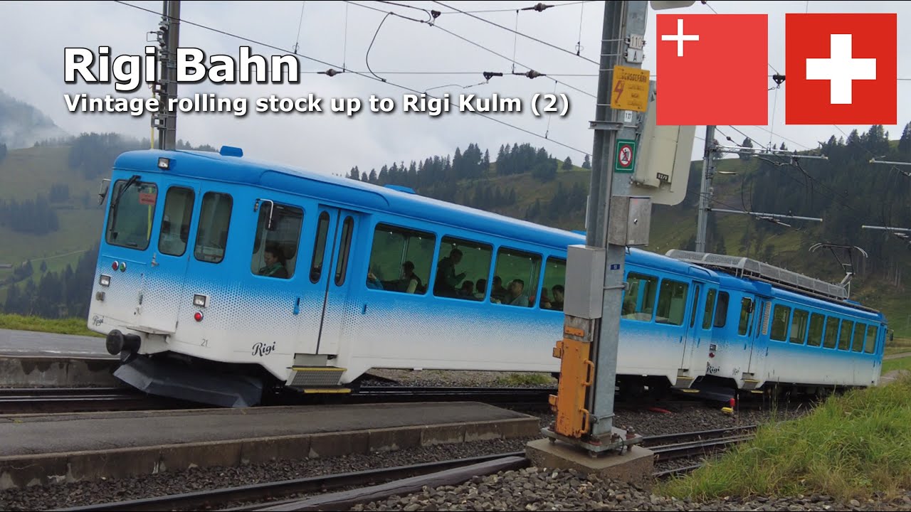 Rigi Bahn - Old rolling stock (2/2) (September 2023) 4K #Switzerland #railway #Rigi