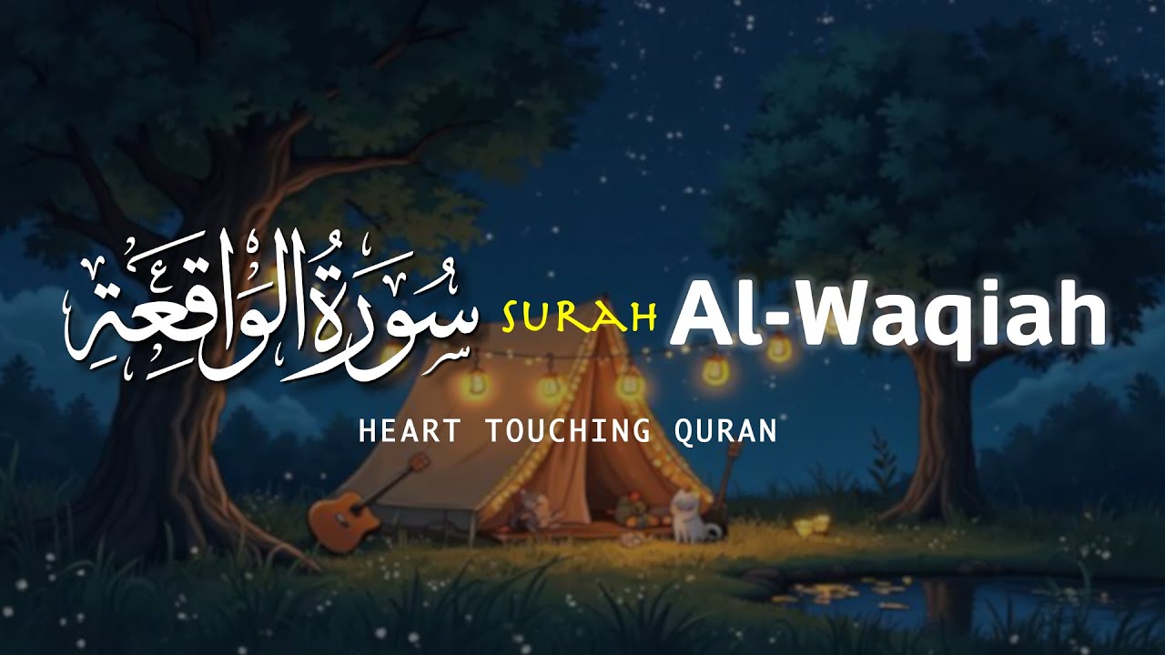 Most heart touching recitation of Surah Waqiah (سورة الواقعة) 🌿 Quranic Serenity – سكينة القرآن