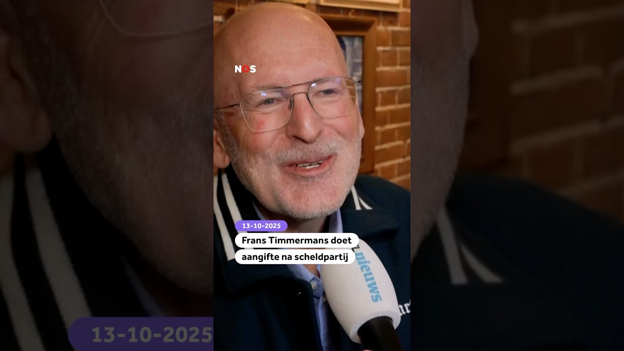 Frans Timmermans doet aangifte na scheldpartij