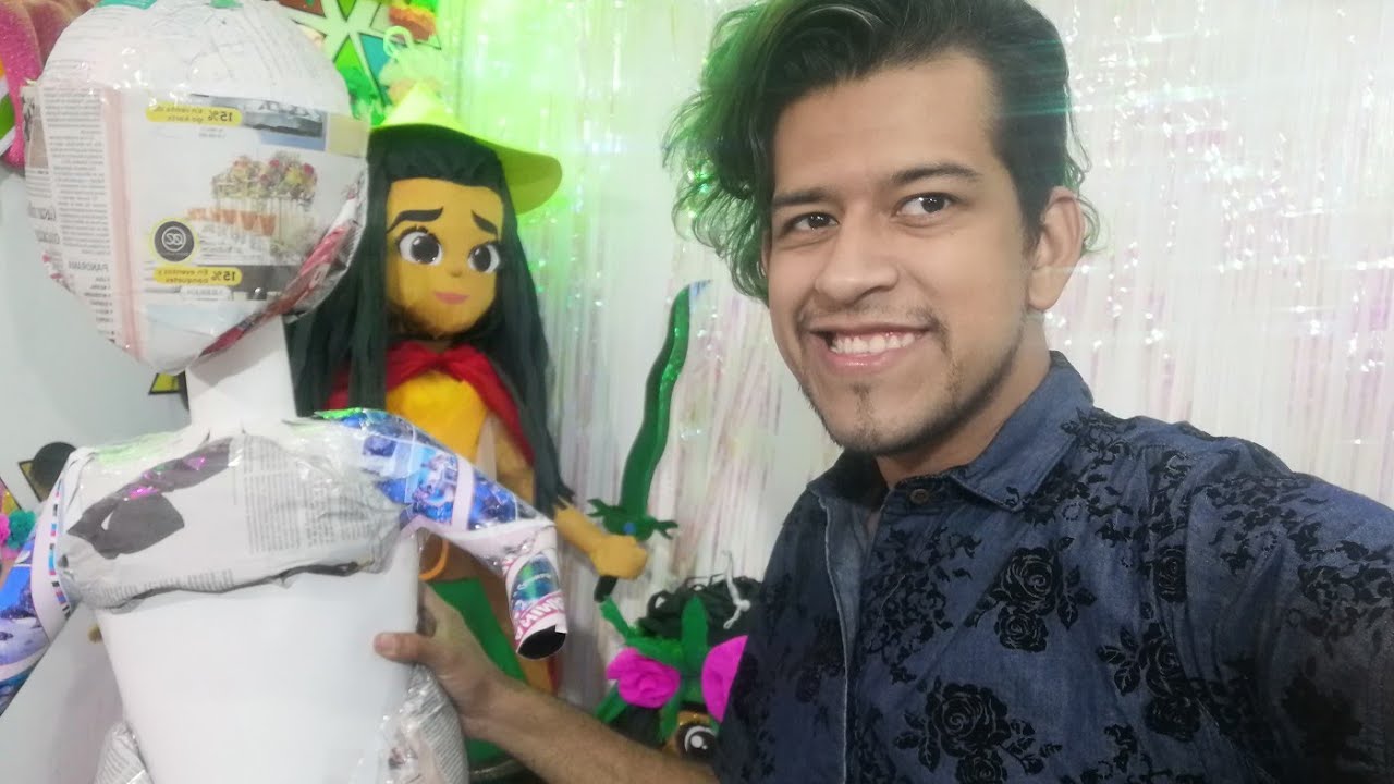 Como Hacer Estructura  Pará Piñata De Prinsesa Con Caple