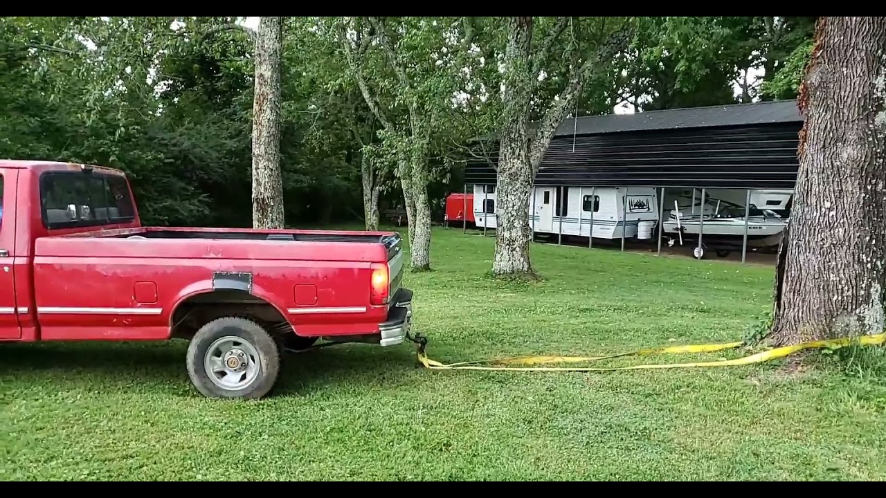 Trailer hitch stuck in receiver #rusty
