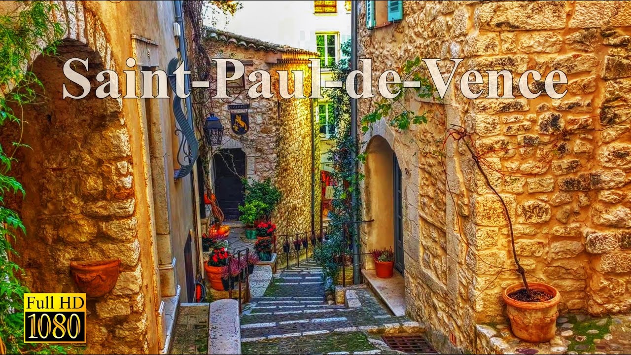 SAINT-PAUL-DE-VENCE 🌞 Perché sur une colline entre la mer méditerranée et les Alpes