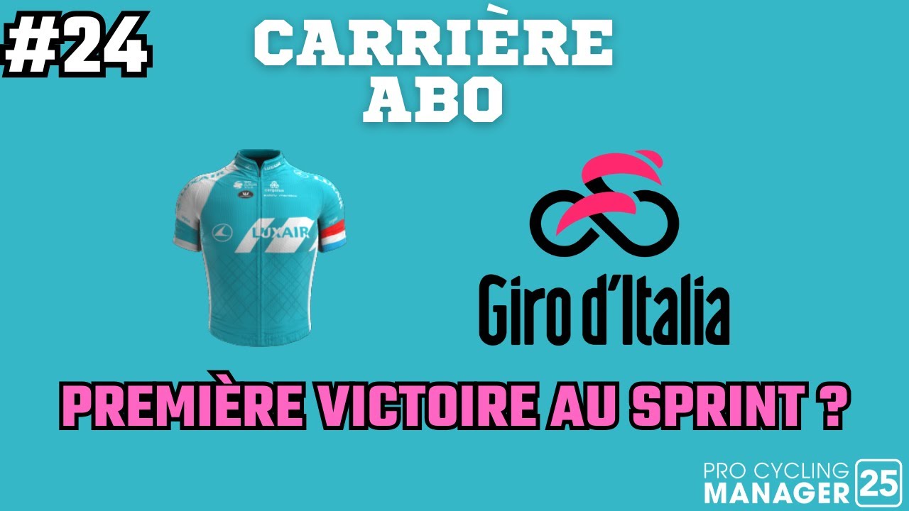 ENFIN UNE VICTOIRE SUR UN GRAND TOUR ? CARRIÈRE ABO ÉPISODE #24 - PCM 25