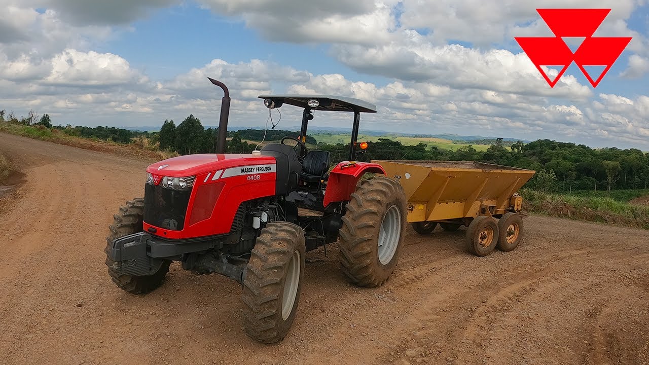 BUSCANDO A CALCAREADEIRA COM O MASSEY FERGUSON 4408!! DIA A DIA RURAL!!