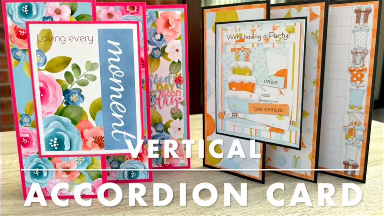 Vertical Accordion Card Tutorial with ​⁠@NitwitCollections