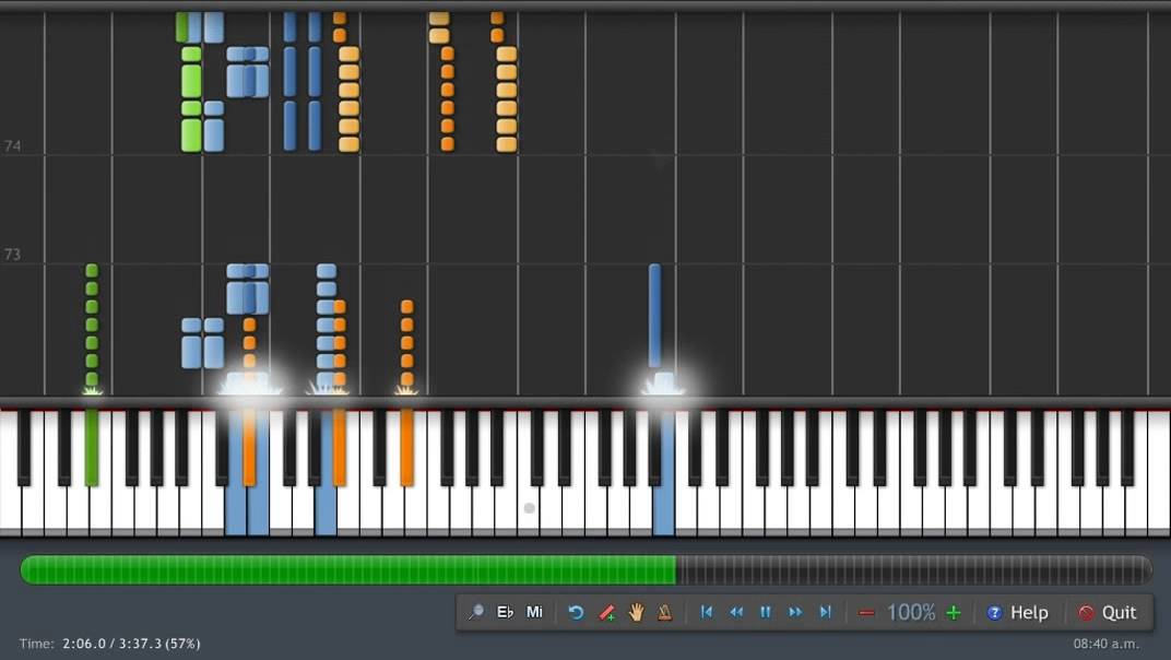linkin park no more sorrow  Synthesia