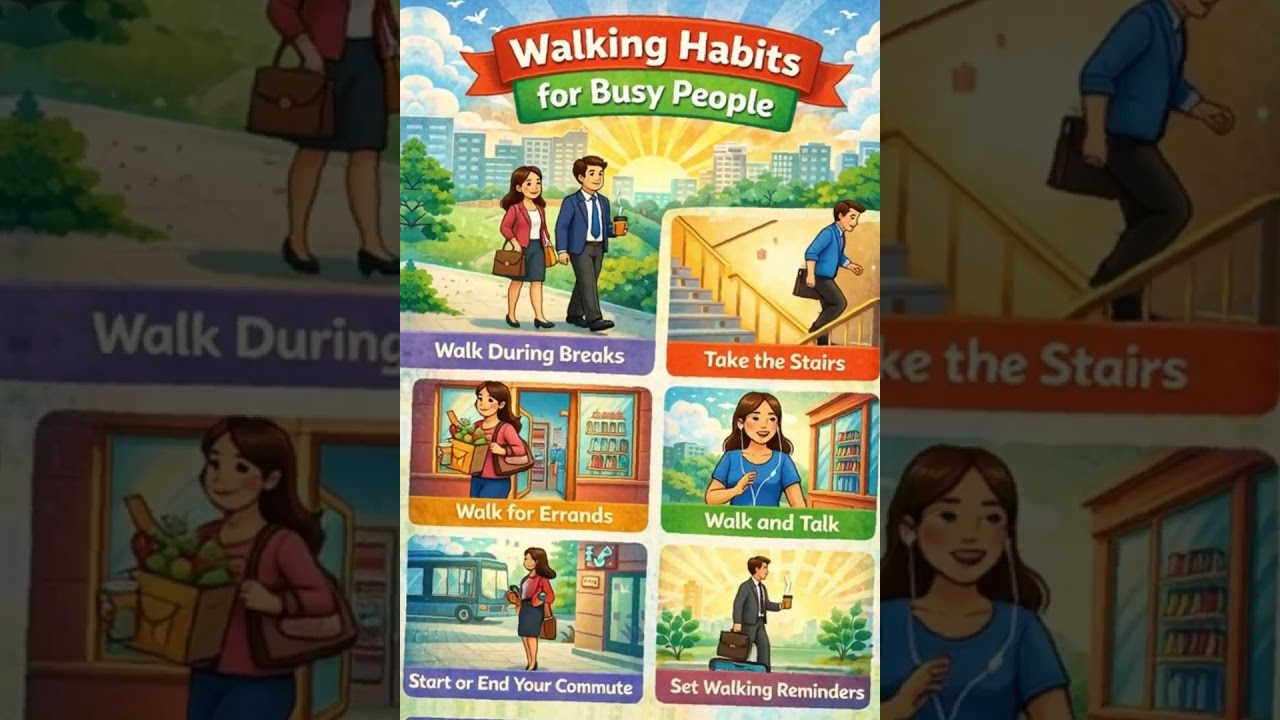 Walking habits for busy people 