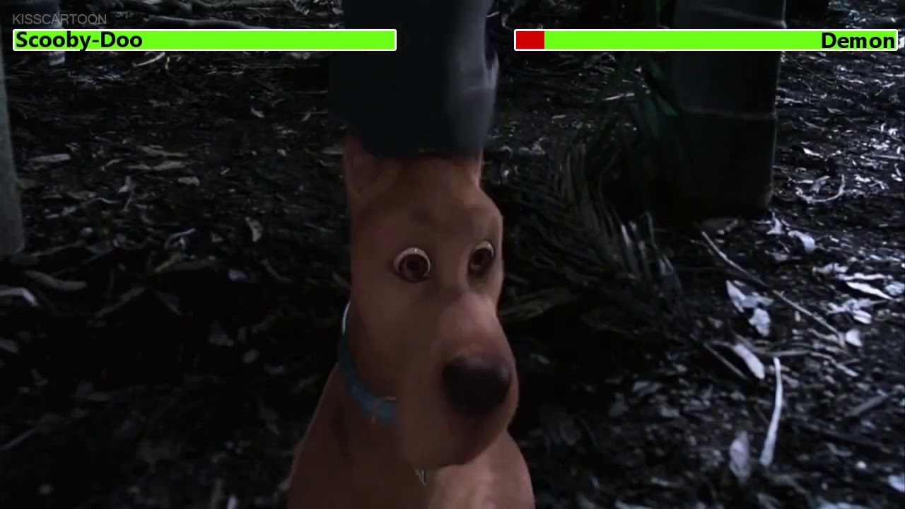 Scooby-Doo vs. Demon with healthbars
