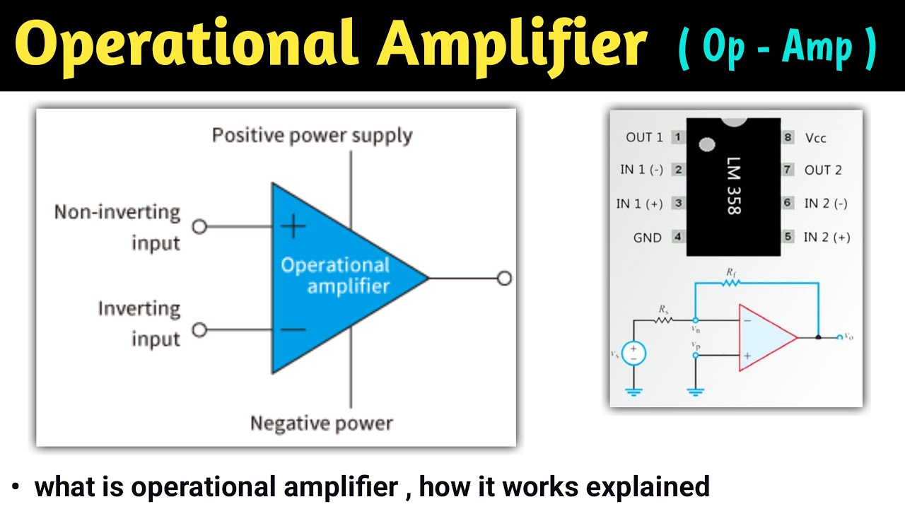 operational amplifier | op amp | op amp analog electronics | op amp basics | op amplifier | L-7