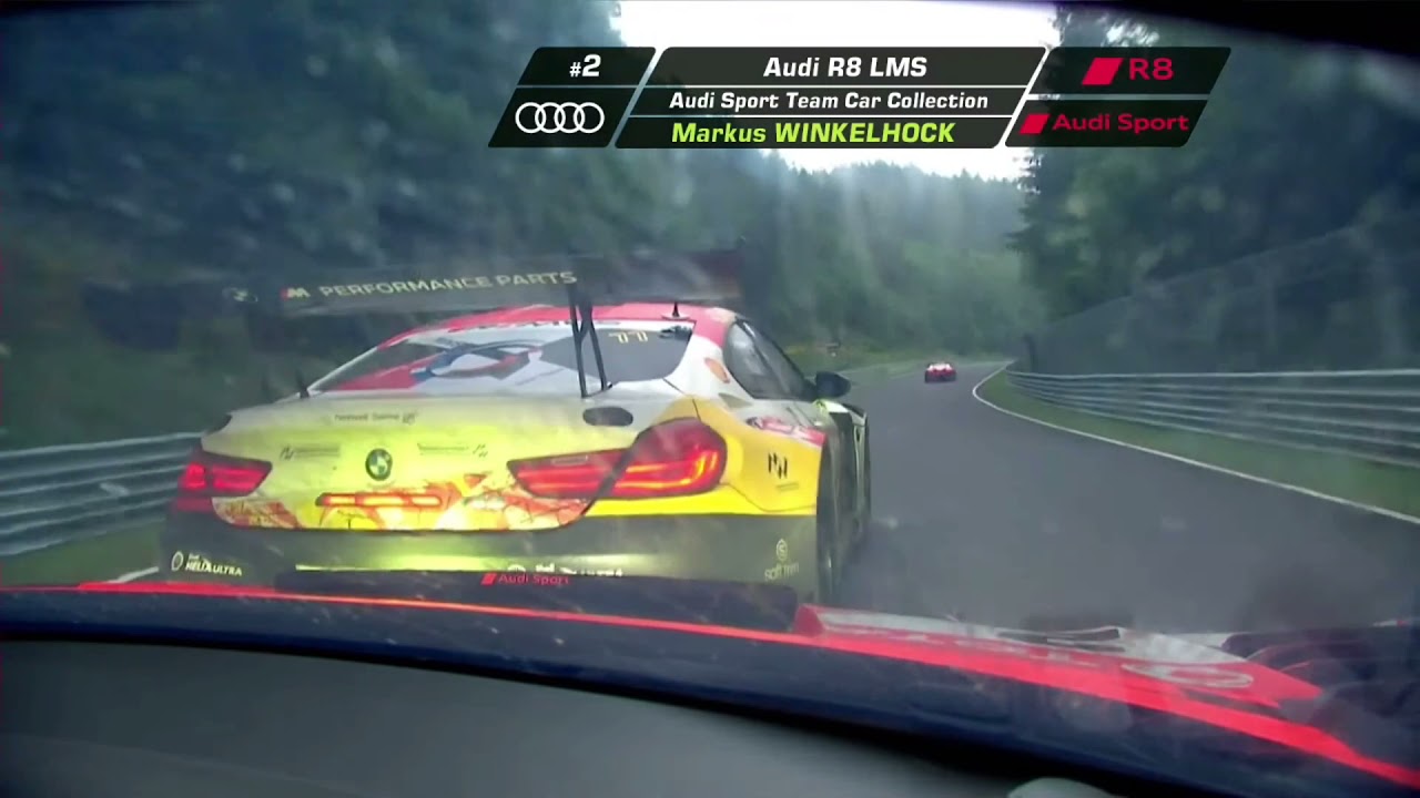 #2 Audi Sport Team Car Collection 24h N&uuml;rburgring 2021 Hour 3 to red flag