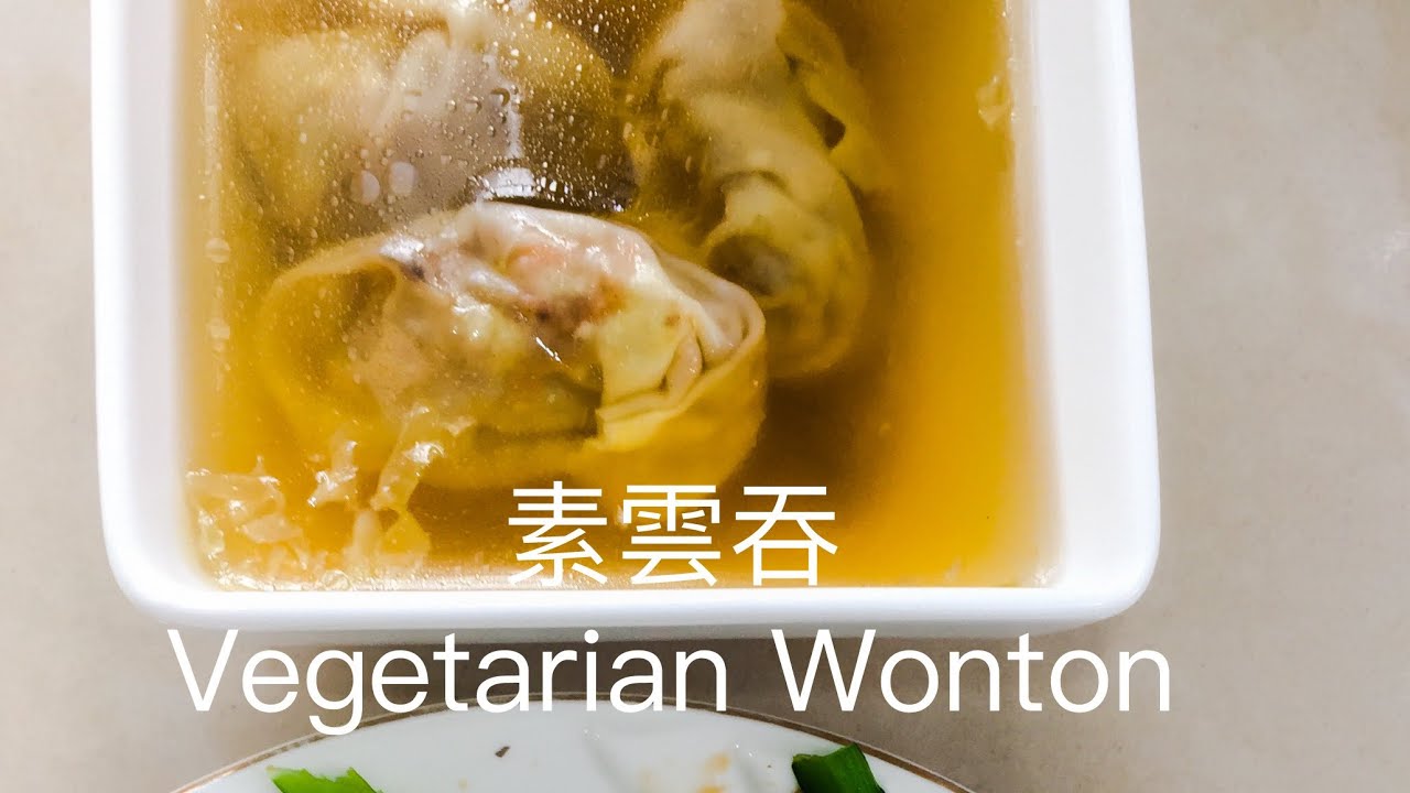 Ep 48 | 素雲呑 | 素餛飩 | How to make Vegetarian Wonton | Orel Chua