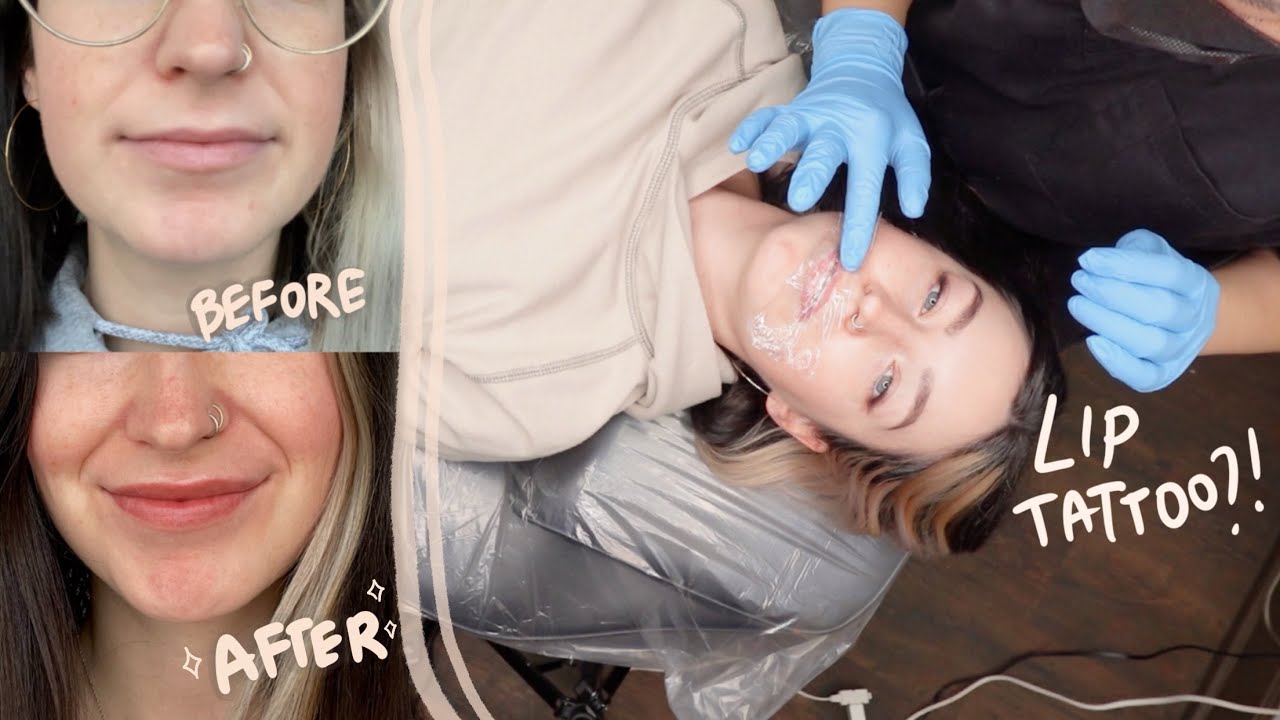 Getting a Lip Blush Tattoo! | The Process, Healing, & Results