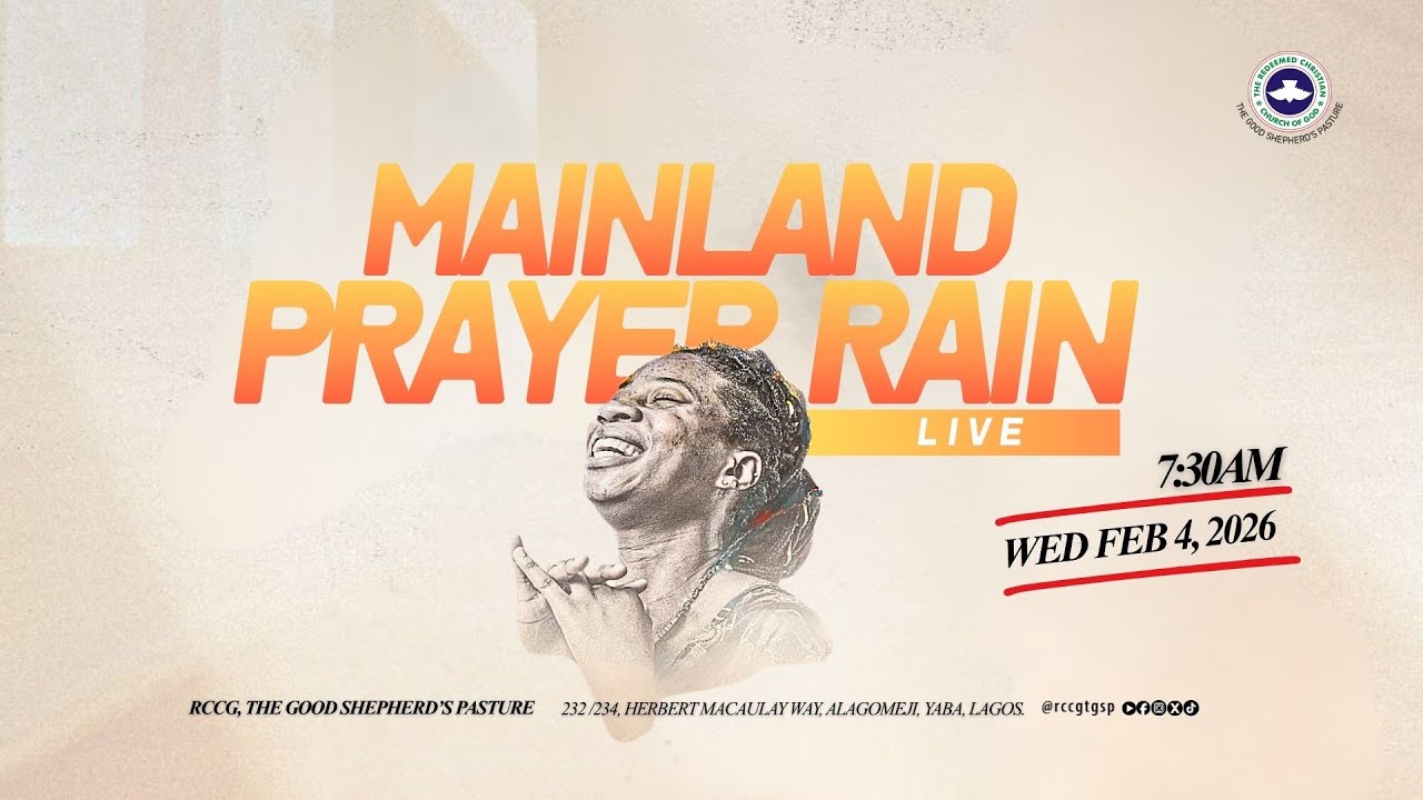 FEBRUARY MAINLAND PRAYER RAIN LIVE | WED FEBRUARY 4, 2026 | MINISTERING: PASTOR PETER OLAWALE