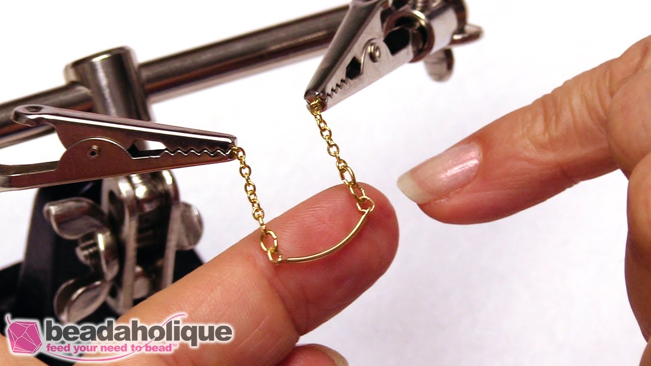 How to Use the Third Hand Tool to Make Jewelry with Bar Chain
