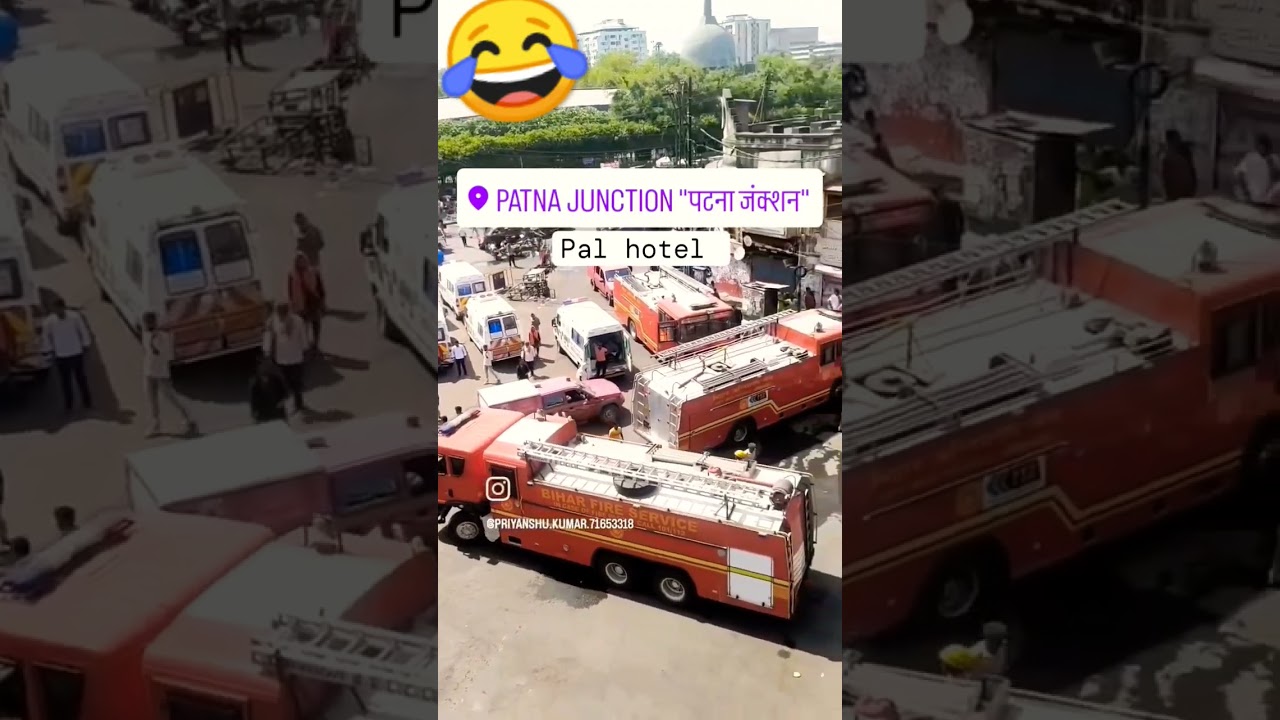 Patna junction|| pal hotel 🛏️| fire 🚒 