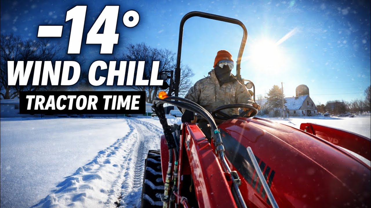 Indiana Snowstorm Prep with the Tractor (It’s Too Cold for This!)