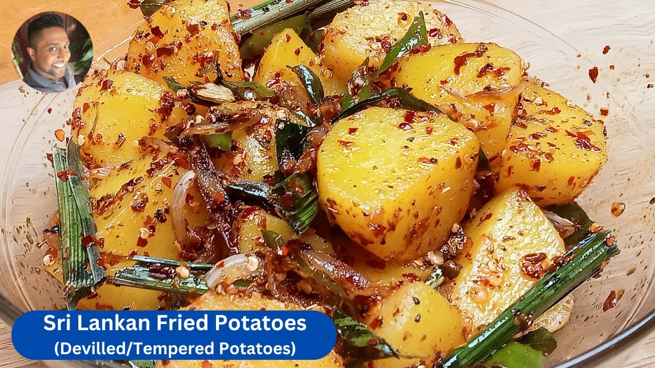 A must try Devilled/Tempered Potatoes | Sri Lankan Ala Thel Dala Recipe | Vic's Food Tube