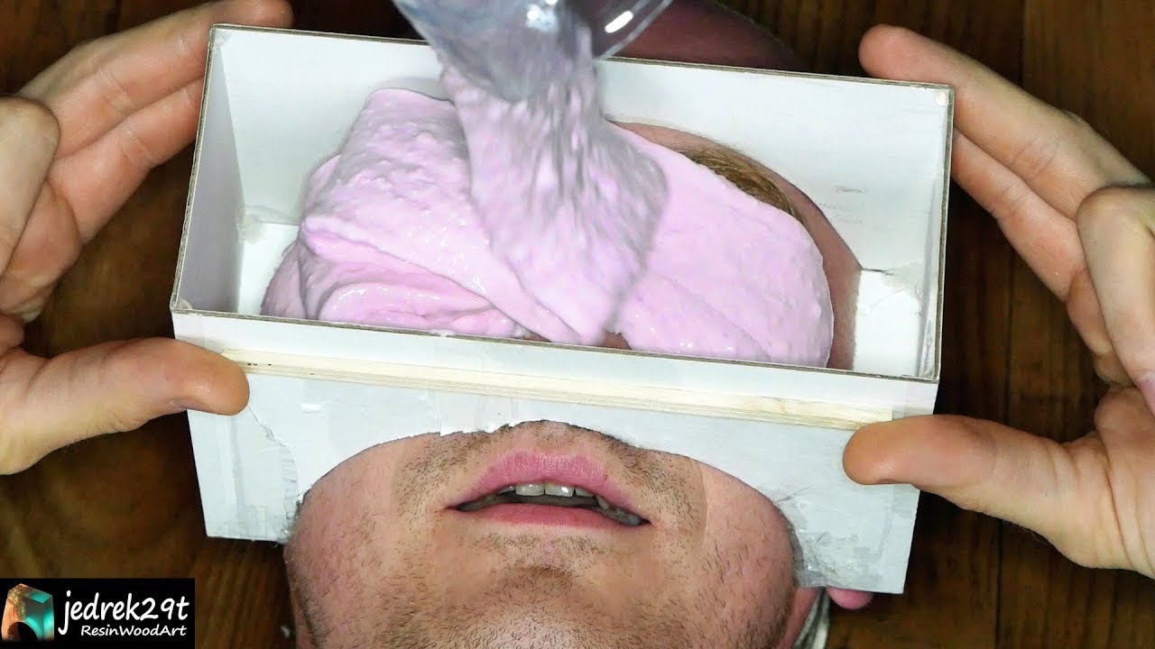 Face Cast Epoxy Resin ASMR/ 2 Million Subscribers / RESIN ART