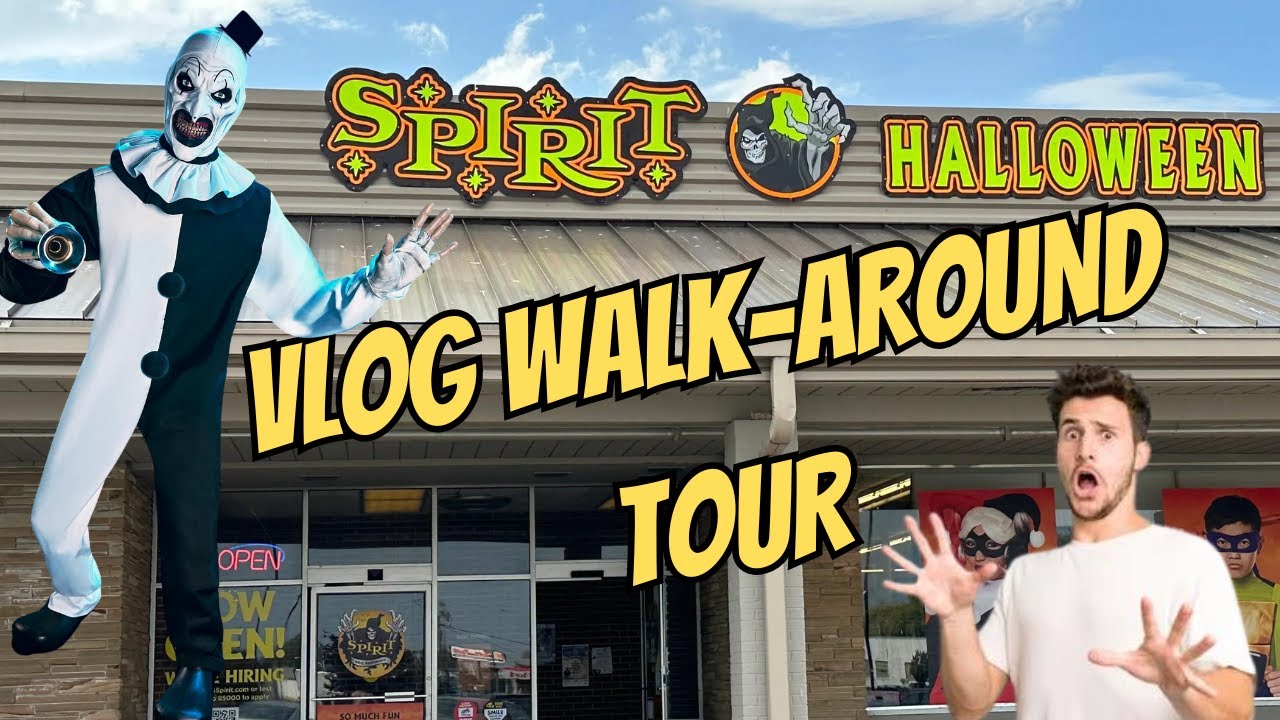 🎃👻 Exclusive 2024 Spirit Halloween Tour: Walk-around Vlog | Beetlejuice, Terrifier Must-See Costume
