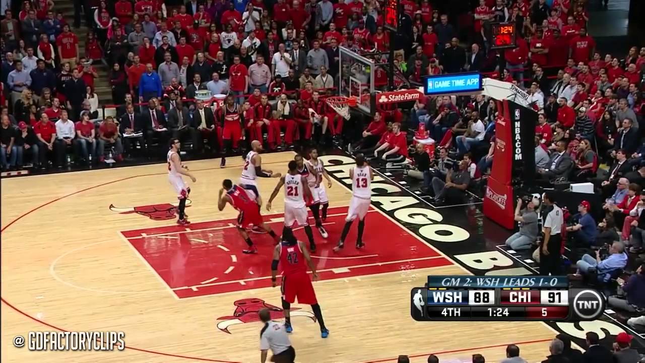 Nene Hilario & John Wall Full Combined Highlights at Bulls - 2014 Playoffs East R1G2