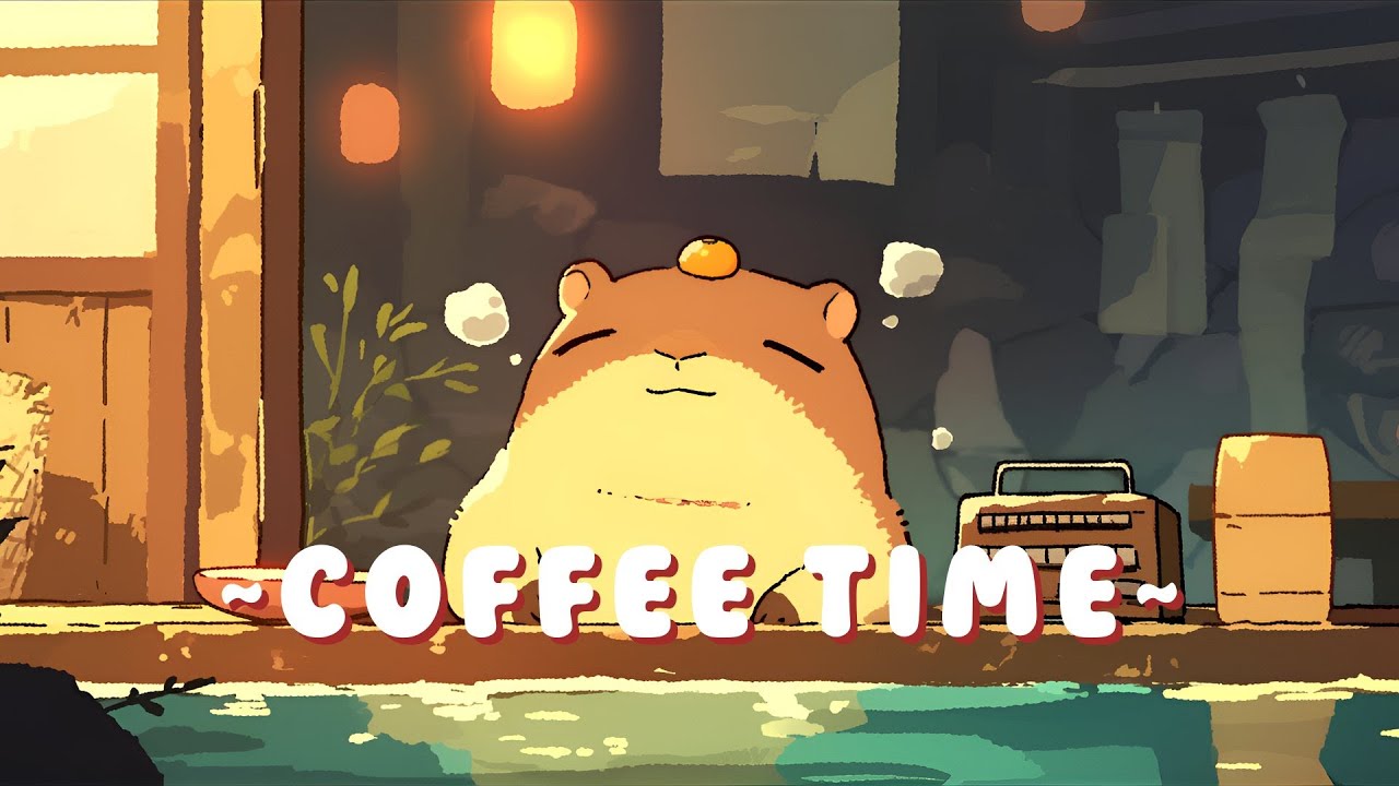 [Full Hour] Capybara Lofi Music Station - Calm Music for Focus & Study ~ Chill Session ~ 🦫 ✨ 🌙