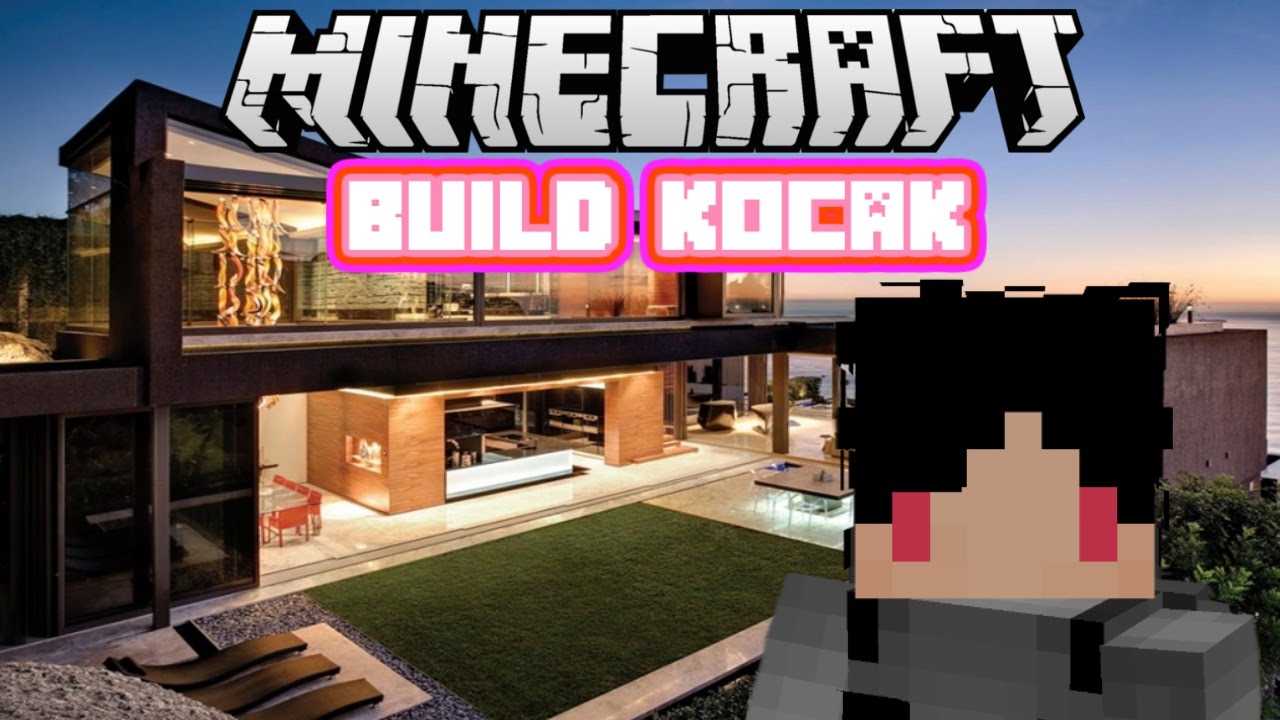 Minecraft Indonesia - Build Kocak (10) - Rumah Modern!