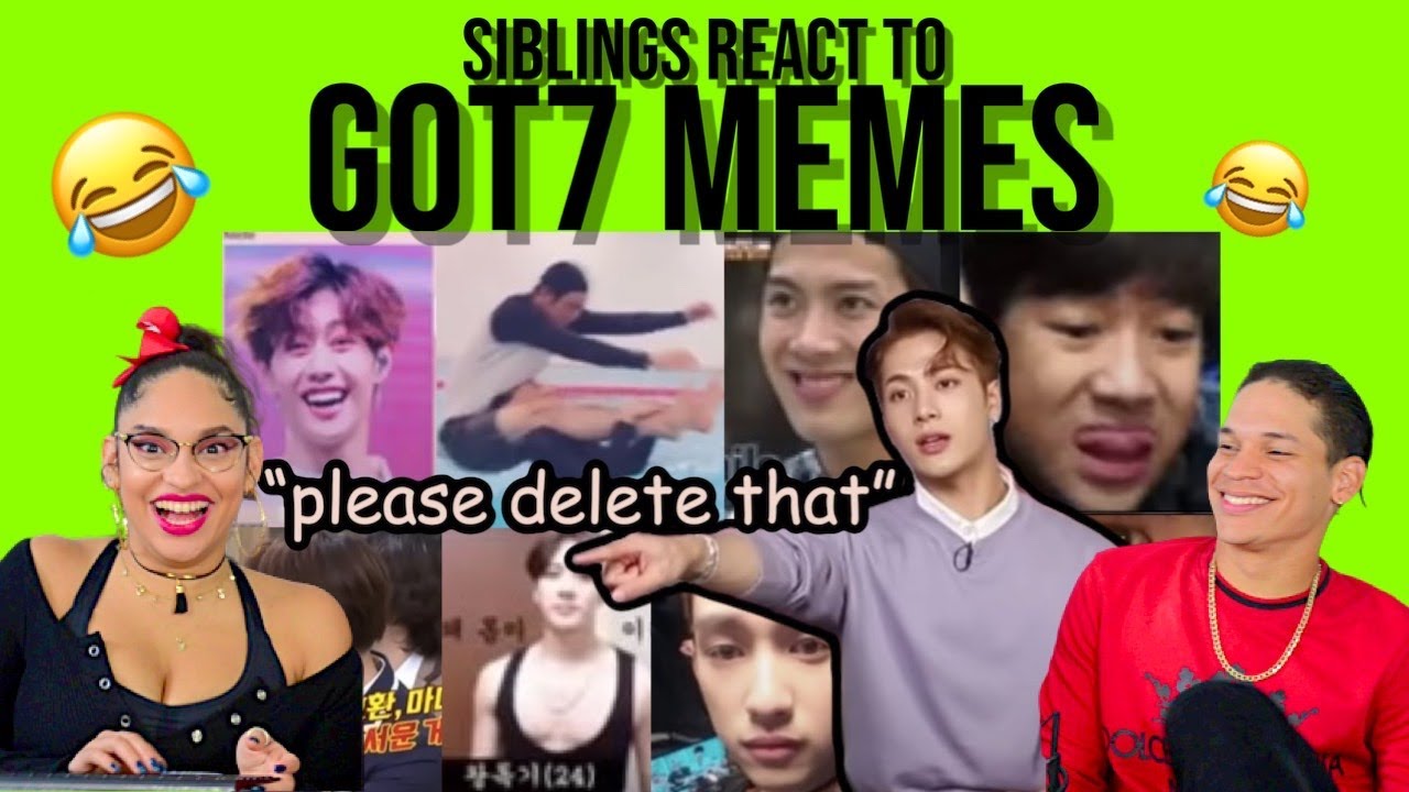 Siblings react to GOT7 getting triggered over their own memes | REACTION