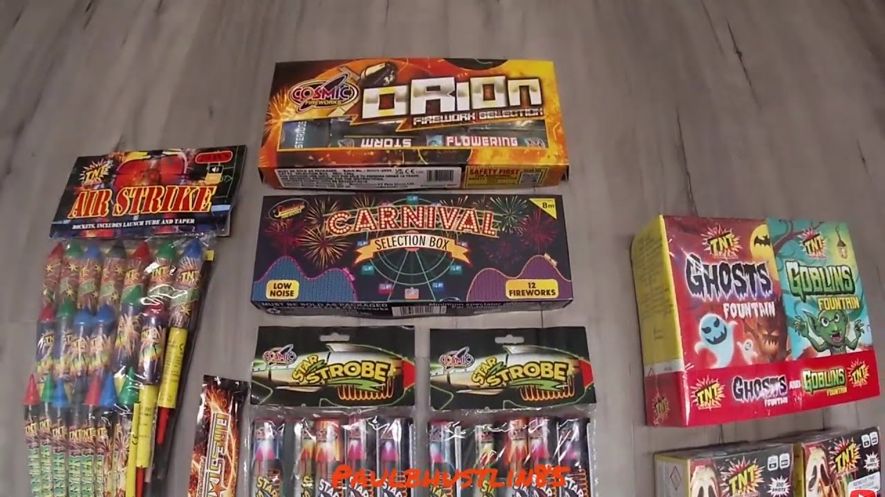 I've Added to my Fireworks Collection- Ready for Bonfire Night 5th November | 201 Fireworks!❤🌠🔥