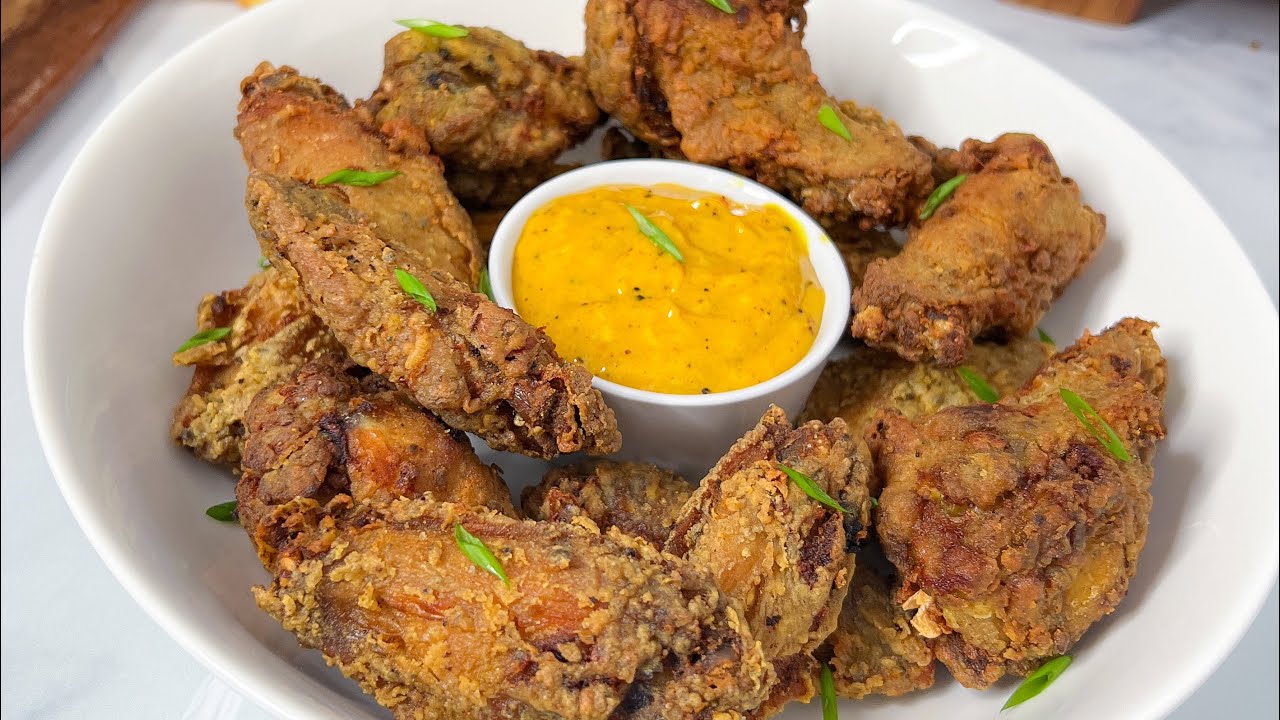 The best curry fried wings | Curry fried chicken | Curry chicken recipe || FRUGALLYT
