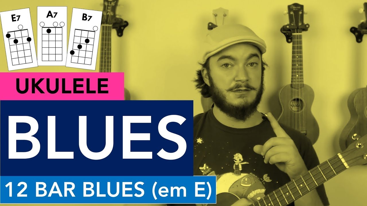 🔴Como Tocar Blues no Ukulele | 12 Bar Blues em E (Tutorial Fácil)