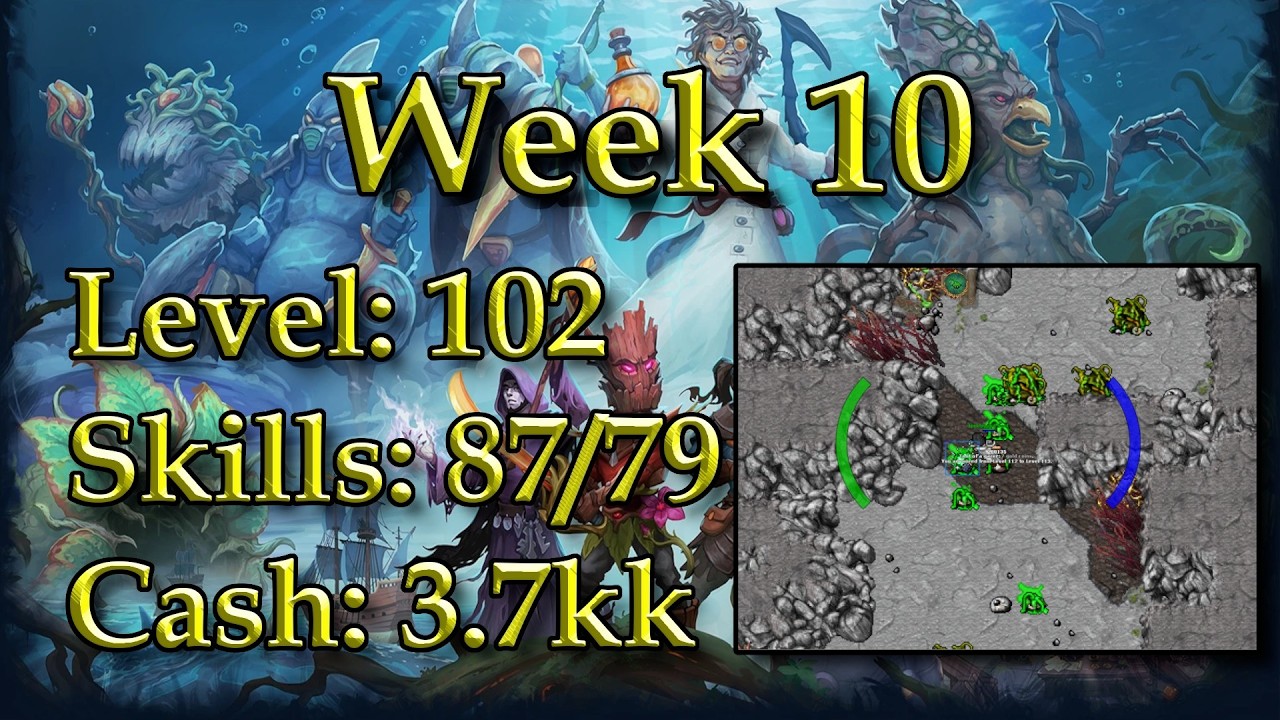 Tibia 1 Hour a Day Progression | Week 10 | Double Exp Weekend