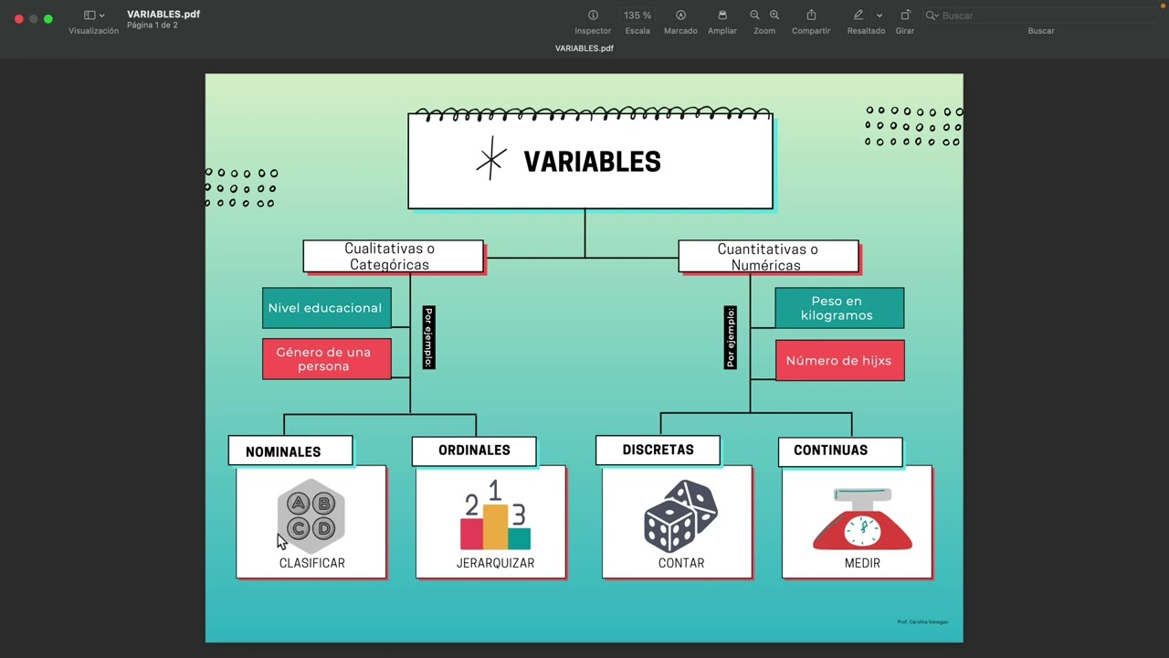 📊 👩🏻‍💻 Bioestadística con PSPP: Identificar tipos de variables.