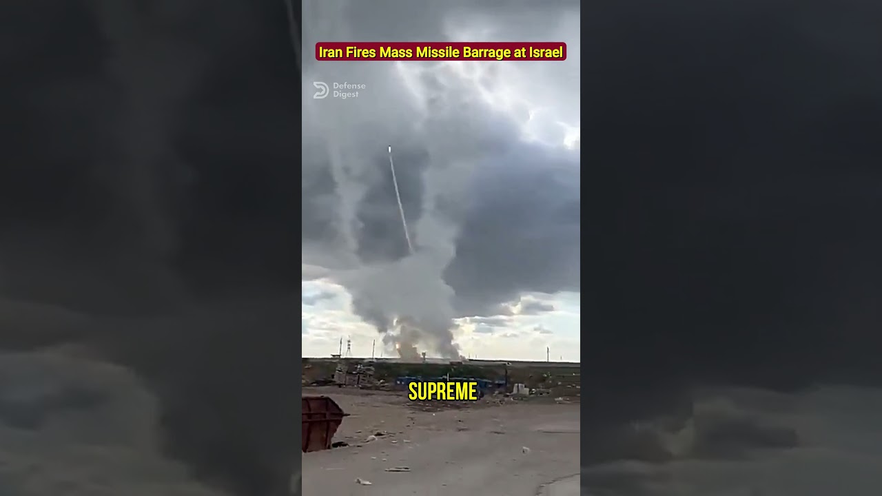 Iran Launches Retaliatory Missile Strike Toward Israel!