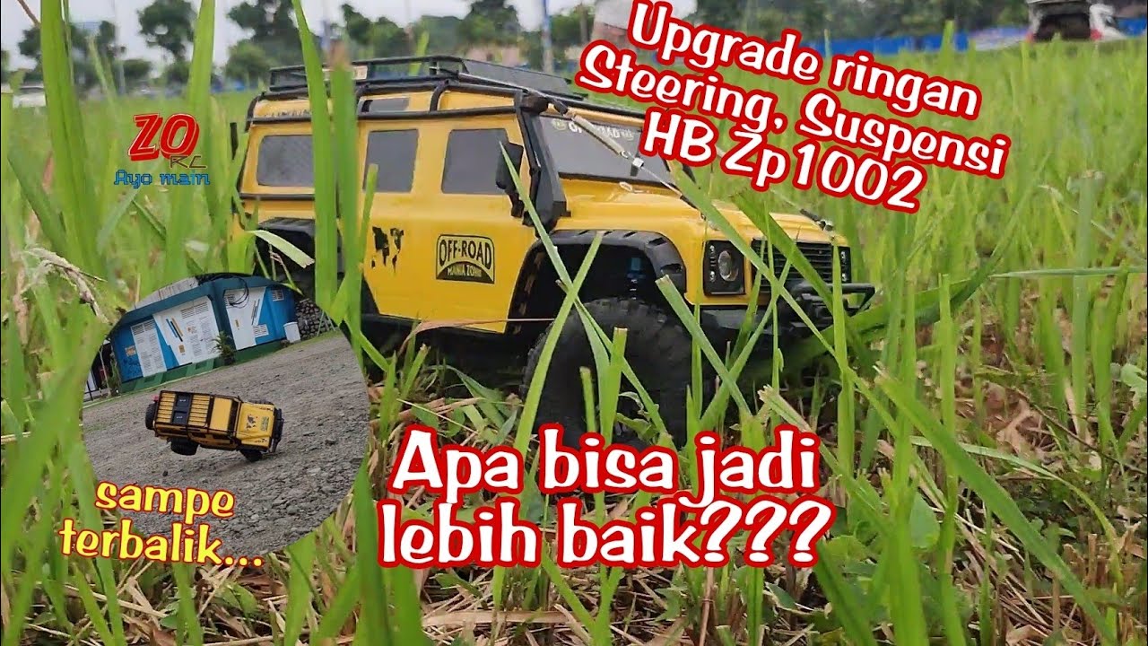 Upgrade ringan Suspensi & Steering RC Offroad HB ZP1002