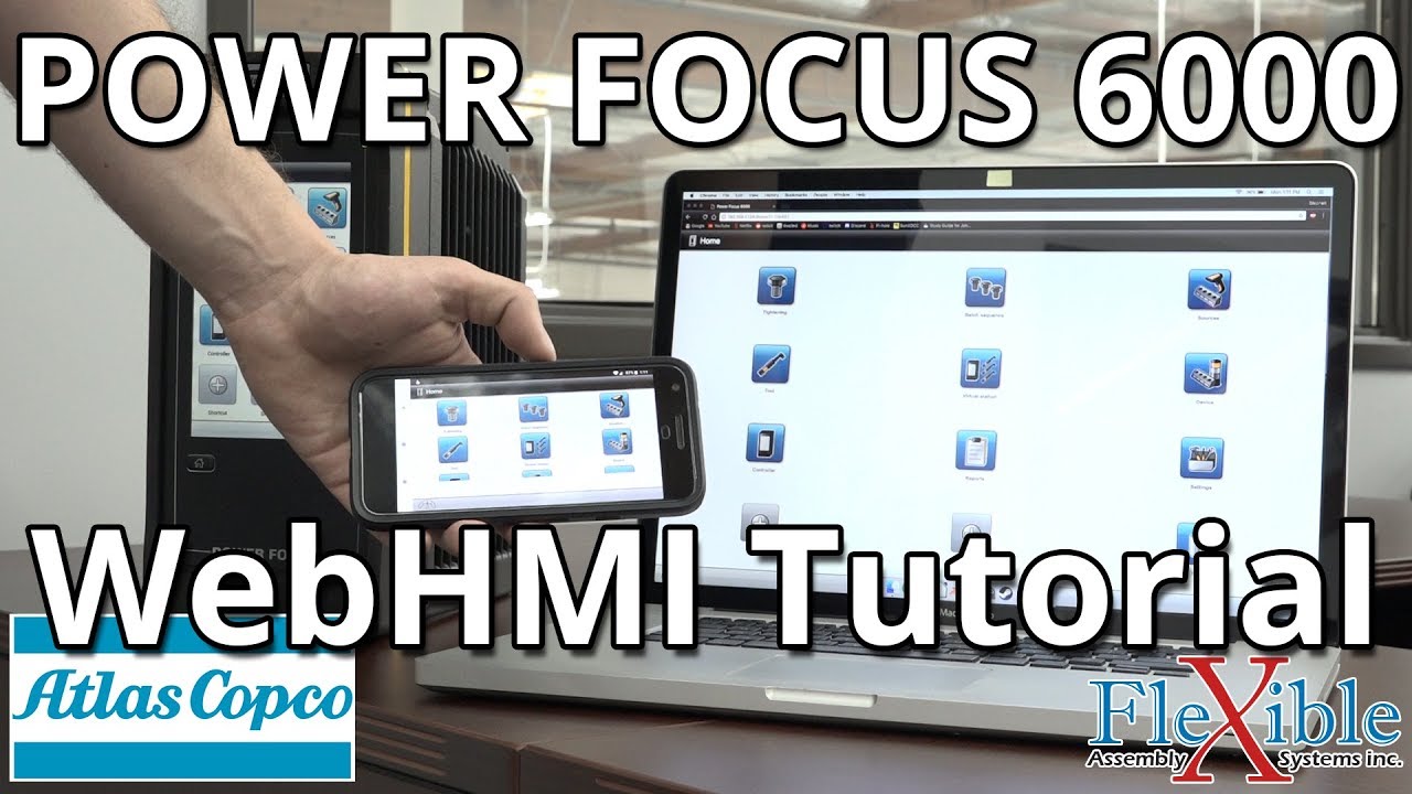 WebHMI Tutorial for Power Focus 6000 - Atlas Copco