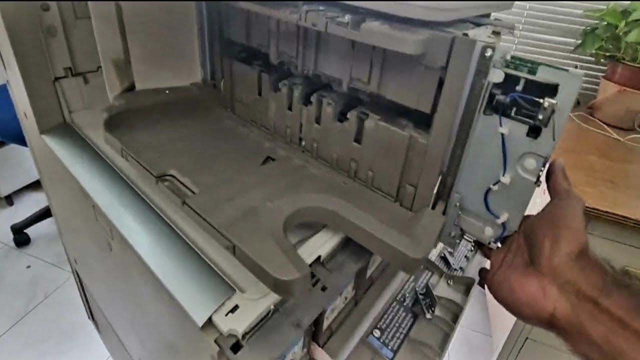 How To Fix The Paper Jam in Finisher On Canon IR Advance C5030 Printer