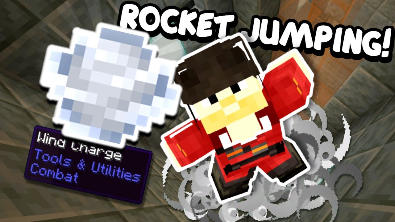 I Made Minecrafts First Rocket Jump Map Using Wind Charges
