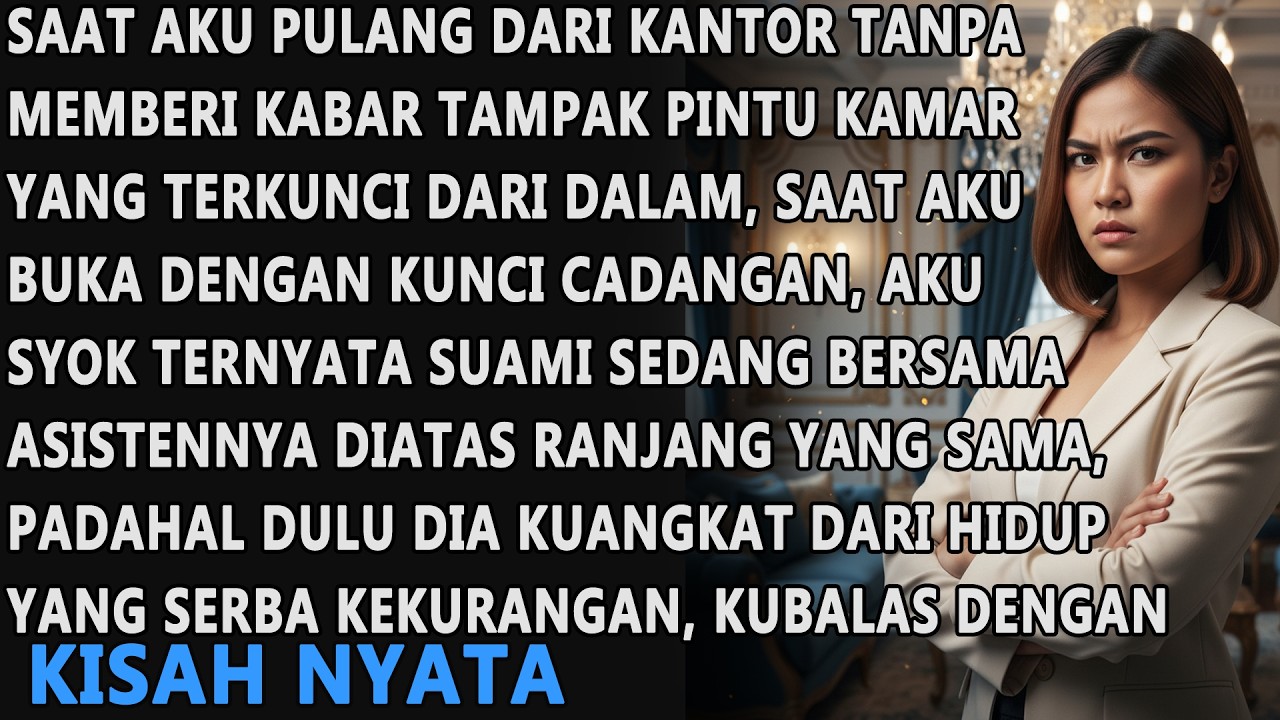 SAAT AKU PULANG DARI KANTOR TANPA MEMEBERI KABAR KULIHAT SUAMIKU SEDANG BERSAMA ASISTENNYA DIRANJANG