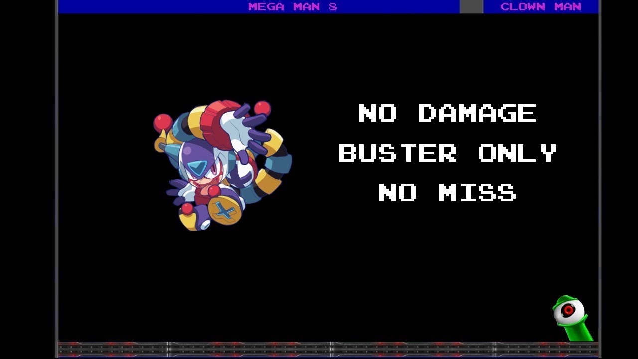 Mega Man 8 - Clown Man (Buster Only, No Miss, No Damage)