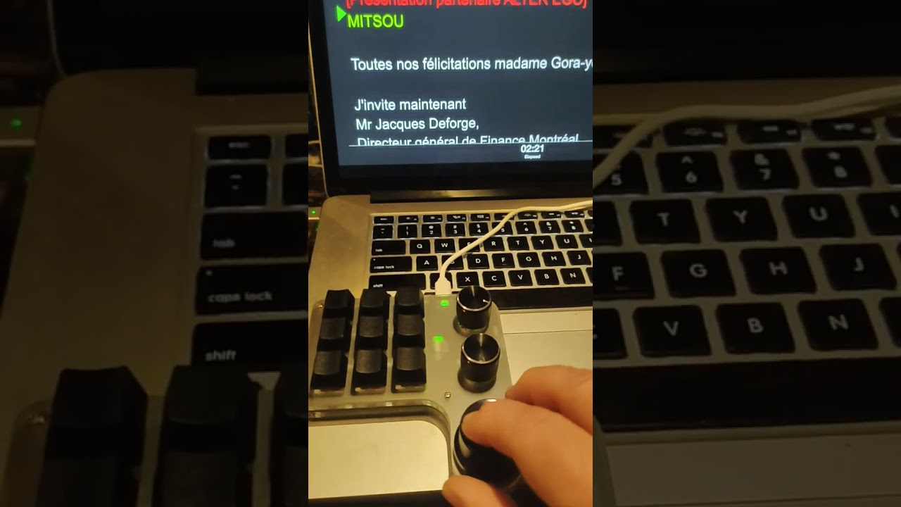 programmable controller on presentation prompter