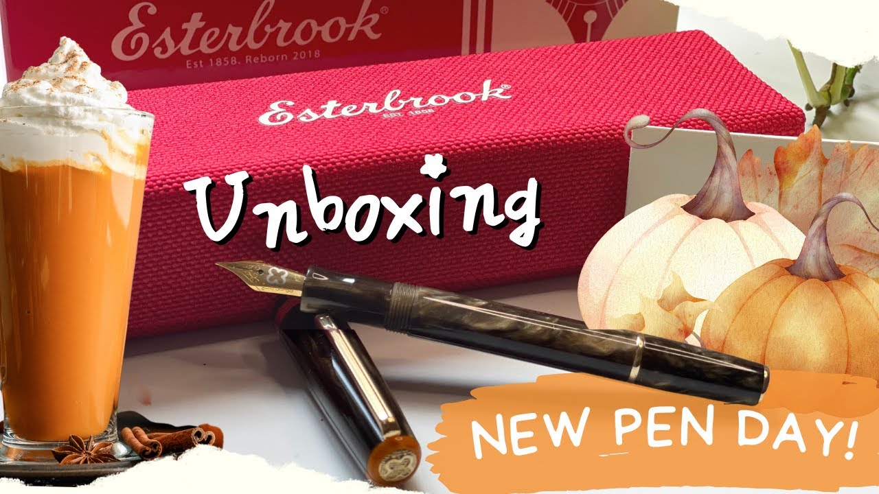 UNBOXING: Esterbrook Pumpkin Latte Jr | New Pen Day |Pocket pens #fountainpens #unboxing #penreview